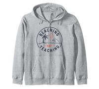 Maestro Vacaciones de Verano Playa No Enseñar Atardecer Sudadera con Capucha