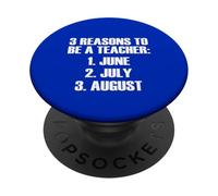 Maestro Verano Vacaciones Razones Cita Graciosa Humor PopSockets PopGrip Adhesivo