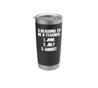 Maestro Verano Vacaciones Razones Cita Graciosa Humor Vaso térmico de acero inoxidable de doble pared