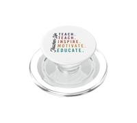 Maestro Vida Enseñar Inspirar Motivar Educar PopSockets PopGrip para MagSafe