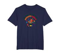 Maestros de Arte Creando Jóvenes Artistas Diarios Colorido Diversión Camiseta, Hombre Tallas Grandes, Azul Marino, 4X Alto