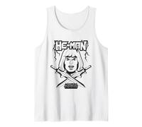Maestros del Universo He-Man Blanco y Negro Camiseta sin Mangas