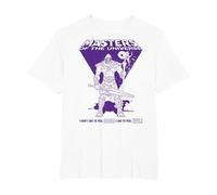 Maestros del Universo Revelación - Skeletor Feel Evil Camiseta, Hombre Tallas Grandes, Blanco, 5X Alto