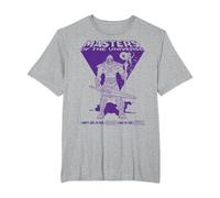 Maestros del Universo Revelación - Skeletor Feel Evil Camiseta, Hombre Tallas Grandes, Gris Jaspeado, 4X Alto