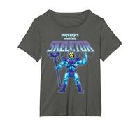 Maestros del Universo - Skeletor 40th Camiseta, Mujer Tallas Grandes, Asfalto, 4XL Grande