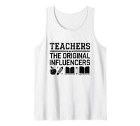 Maestros Los Influencers Originales Volver a la Escuela Estudiantes Camiseta sin Mangas