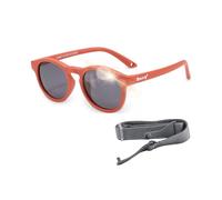 Maesy Gafas de Sol para Bebé y Niño, 1-3 Años, Protección Polarizada UV400, Montura Flexible y Blanda, Cinta Elástica Ajustable, Gafas de Sol Seguras y Cómodas para Niños, Terracota, Bowi