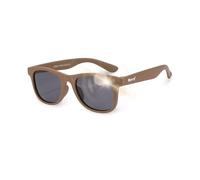 Maesy Gafas de Sol para Niño, Edades 3-6 Años, Protección Polarizada UV400, Montura Flexible y Blanda, Gafas de Sol Seguras y Cómodas para Niños, Marrón, Lino