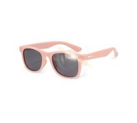 Maesy Gafas de Sol para Niño, Edades 3-6 Años, Protección Polarizada UV400, Montura Flexible y Blanda, Gafas de Sol Seguras y Cómodas para Niños, Rosa Claro, Lino