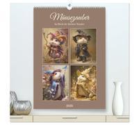 Mäusezauber. Im Reich der kleinen Wunder (hochwertiger Premium Wandkalender 2026 DIN A2 hoch), Kunstdruck in Hochglanz: Ein nostalgischer Kalender voller Magie, Träume und sanfter Farben