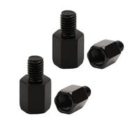 MAEXUS Tornillos para espejo retrovisor de motocicleta, 4 tornillos extensibles, adaptador de rosca M8, barra roscada M8, ajuste de altura del espejo de motocicleta, extensión para soporte de espejo