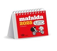 Mafalda 2025, Calendario Escritorio Rojo (AGENDAS Y CALENDARIOS)