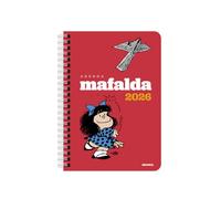 Mafalda 2026, Agenda Anillada Columnas Roja