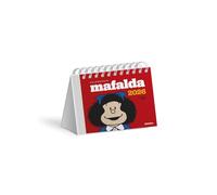 Mafalda 2026, Calendario Escritorio Rojo (AGENDAS Y CALENDARIOS)
