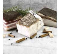 MAFALDA - Lardo di Colonnata IGP 500 g, almohada columnada 500 gr y tocino columnata 500 gr Mafalda, la más antigua cerdería de columnata desde 1930, artesanal, sin conservantes.