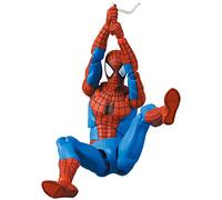 MAFEX No.185 Spider-Man (disfraz clásico) Figura de acción prepintada de Spider-Man (versión de disfraz clásico). Altura total aproximada: 155 mm, sin escala, figura de acción prepintada