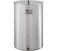 Maffei Depósito + tapa de acero inoxidable soldado Fiorett LT 50 cm 37 cm de altura 60 1/2F