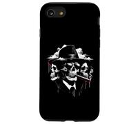Mafia Skeletons - Vintage Gángster Esqueleto Amante Carcasa para iPhone SE (2020) / 7 / 8