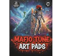 Mafio Tune Art Pads: Large 8.5 x 11 Blank Sketchbook for Graffiti & Urban Street Art, 110 Approved Drawing Pages