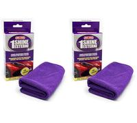 Mafra, 1Shine Exterior, paño de Microfibra para el Exterior de los Coches, Ideal para aplicar y Eliminar abrillantadores y Ceras, no Raya ni daña la carrocería, 30 x 30 cm. (Paquete de 2)