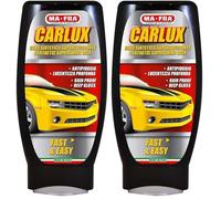 Mafra Carlux - Cera Sintética Super Protectora con Efecto Antilluvia y Antical para una Protección Hidrófuga, Proporciona un Brillo Profundo y Duradero, Tamaño 250ml (Paquete de 2)