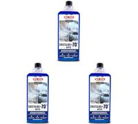 Mafra, Cristalbel Artic -70°C Limpiador Líquido Anticongelante para Bandejas Limpiaparabrisas con Acción Desengrasante, Efecto Antical, No se Congela a Bajas Temperaturas, Tamaño 1000 m (Paquete de 3)