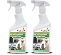 Mafra Eliminador de Orina, Efecto Barrera, Neutraliza los Olores, para Perros y Gatos, Específico para Cachorros, para Todos los Ambientes Interiores y Exteriores, 500 m (Paquete de 2)