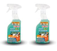 Mafra, Fast Cleaner, Abrillantador y Lubricante Para Claybar, Elimina la Suciedad Superficial y el Guano de Aves, Con Efecto Antilluvia y Antihuella, Tamaño 500 ml (Paquete de 2)