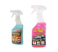 Mafra - Kit de limpieza para coche y moto - Last Touch cera líquida y Fast Cleaner limpiador rápido, 2 unidades de 500 ml