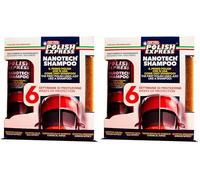 Mafra, Kit Polish Express, Champú Nanotecnológico para el Coche, Polish que Da 4 Efectos a la Carrocería del Coche, Efecto Pulido, Líquido, Espejo y Seda (Paquete de 2)