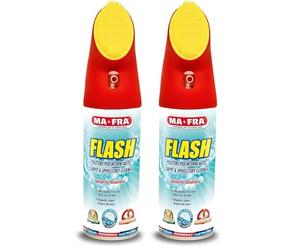 Mafra, LIMPIA TAPICERIA CON CEPILLO 400 ML - ACCESORIOS COCHE - (Paquete de 2)
