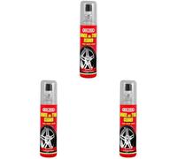 Mafra Limpiador de Llantas y Neumáticos, Limpiador 2en1 Ideal para Desengrasar, Limpiar y Renovar Llantas de Aleación y Neumáticos en Pocos Pasos, Spray Portátil 150ml (Paquete de 3)