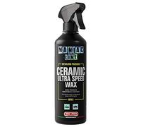 Mafra Maniac Line For Car Detailing, Ceramic Ultra Speed Wax, Cera Premium Hidrofóbica con SiO2, cera en spray sellante, crea un escudo protector autolimpiante, 500 ml