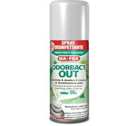 Mafra, Odorbact Fuera Coche Nuevo, Spray Purificador Interior Coche, Limpia y Purifica el Sistema de Aire Acondicionado del Coche, Neutraliza el Mal Humo y los Olores de Comida, Bote spray 150 ml