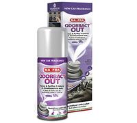 Mafra, Odorbact Fuera Coche Nuevo, Spray Purificador Interior Coche, Limpia y Purifica el Sistema de Aire Acondicionado del Coche, Neutraliza el Mal Humo y los Olores de Comida, Bote spray 150 ml