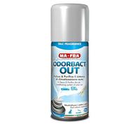 Ma-Fra, Odorbact Out Talc Fragrance, spray purificador para el climatizador del coche, neutraliza los malos olores y libera una agradable fragancia de talco, tamaño 150 ml
