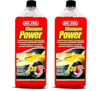 Mafra, Power Shampoo, Limpiador Concentrado, Autodesengrasante, Fácil De Aclarar, No Deja Residuos Ni Halos, En Formato De 30 Lavados (Paquete de 2)