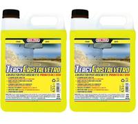 Mafra Tergy Cristalvetro, liquido limpiacristals per Vaschette Limpiacristales, Listo para Usar, antical, no Deja Halos, Perfume de limón, Elimina rastros de Smog, Mejora Visibilidad, Bidón 4500 ml