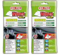 Mafra - toallitas para coche - paquete de 40 piezas