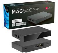 mag 540w3 Original Infomir & hb-digital 4K Set Top Box Reproductor Multimedia Internet TV Receptor UHD 60FPS 2160p@60 FPS HDMI 2.1 4K y Soporte HEVC USB3.0 Arm Cortex-A35 + Cable HDMI