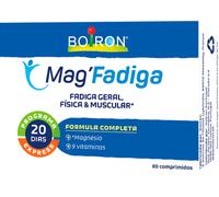 Mag’fadiga Complemento alimenticio con magnesio para la fatiga general, física y muscular 80 pastillas