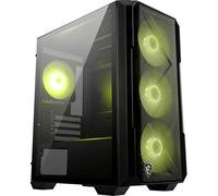 mag Forge M120R Airflow - Mini Tower PC Case - Alto Flujo de Aire, Capacidad Micro-ATX, Soporte de radiador de 240 mm, Cuatro Ventiladores ARGB preinstalados, Panel Lateral de Vidrio Templado, Color