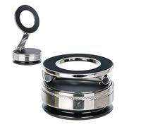 Mag Grip - Magnetic Phone Holder for Car Navigation | Suction Cup Vacuum Mount, Strong Hold Magnet Core, Adjustable Viewing Angle with Hand Docking & Stable Lock Design for Sedans, SUVs, Trucks an