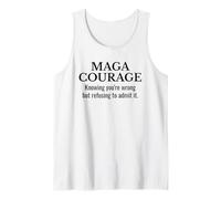 MAGA Valor Definición Satírica Política Camiseta sin Mangas
