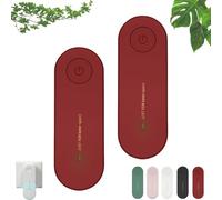 Magair Air Purifiear, Magair Air Purifier Plug In, 2025 New Plug-in Negative Ion AirPurifier, Design/360° Coverage, for Bedrooms, Toilets, Pet Room (red,2pcs)