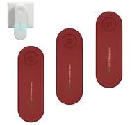 Magair Air Purifier, Magair Air Purifier Plug In, 2025 Upgraded Magairs Airs Purifiers Plug In - Silent Design/360° Full Surround, Suitable for Bedrooms, Toilets, Closets, Pet Room (red,3Pcs)