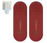 Magair Air Purifier, Magair Air Purifier Plug In, 2025 Upgraded Magairs Airs Purifiers Plug In - Silent Design/360° Full Surround, Suitable for Bedrooms, Toilets, Closets, Pet Room (red,2Pcs)