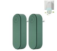 Magair Air Purifier, Magair Air Purifier Plug In, Mag Airs Purifiers, Silent Design/360° Full Surround, Remove Smell, Pollutants, Suitable for Bedrooms, Toilets, Closets, Pet Room (Green,2 PCS)