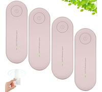Magair Air Purifier-Magair Air Purifier Plug In,Portable,Silent Design, 360° Full Surround,Filter Free,Remove Smell Pollutants,For Home Bedrooms Toilets Closets Pet Room Office (Pink-4PCS)