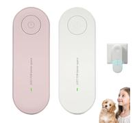 Magair Air Purifier-Magair Air Purifier Plug In,Portable,Silent Design, 360° Full Surround,Filter Free,Remove Smell Pollutants,For Home Bedrooms Toilets Closets Pet Room Office (White+Pink)